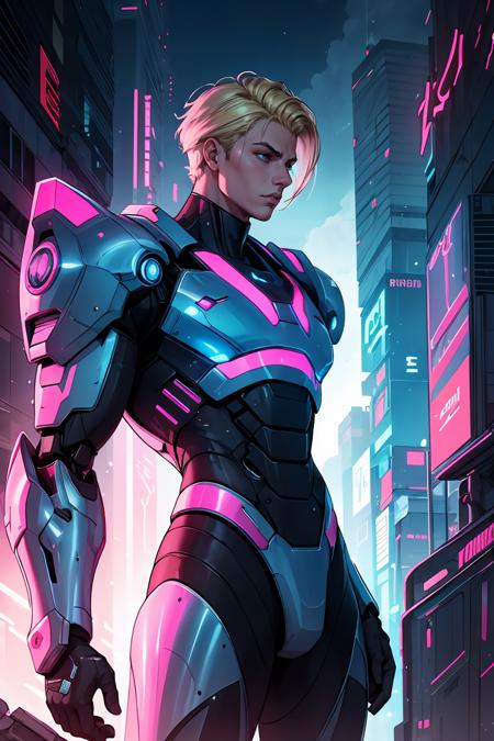 401422-161902111-pink and blue holographic colors,cartoon rendering,cinematic shot,best quality,masterpiece,realistic,1boy,beautiful,black armour.png